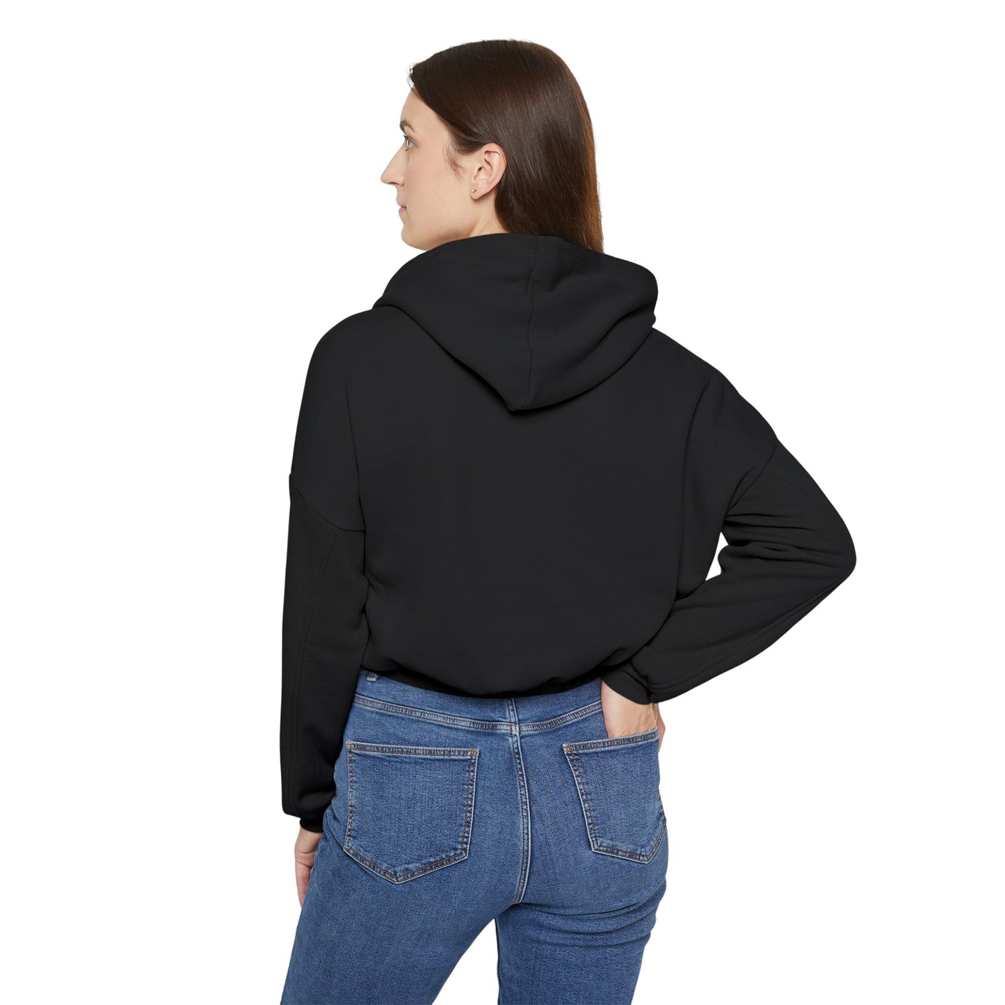Designer Pink Butterfly II Cinched Hoodie