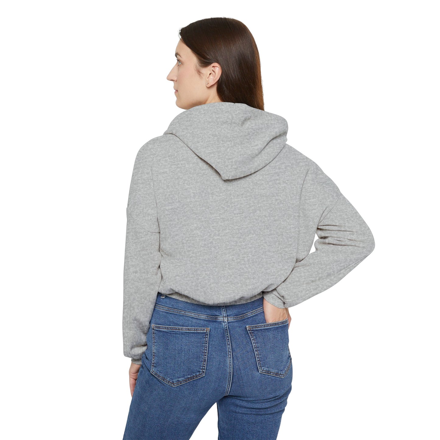 Designer Pink Butterfly II Cinched Hoodie