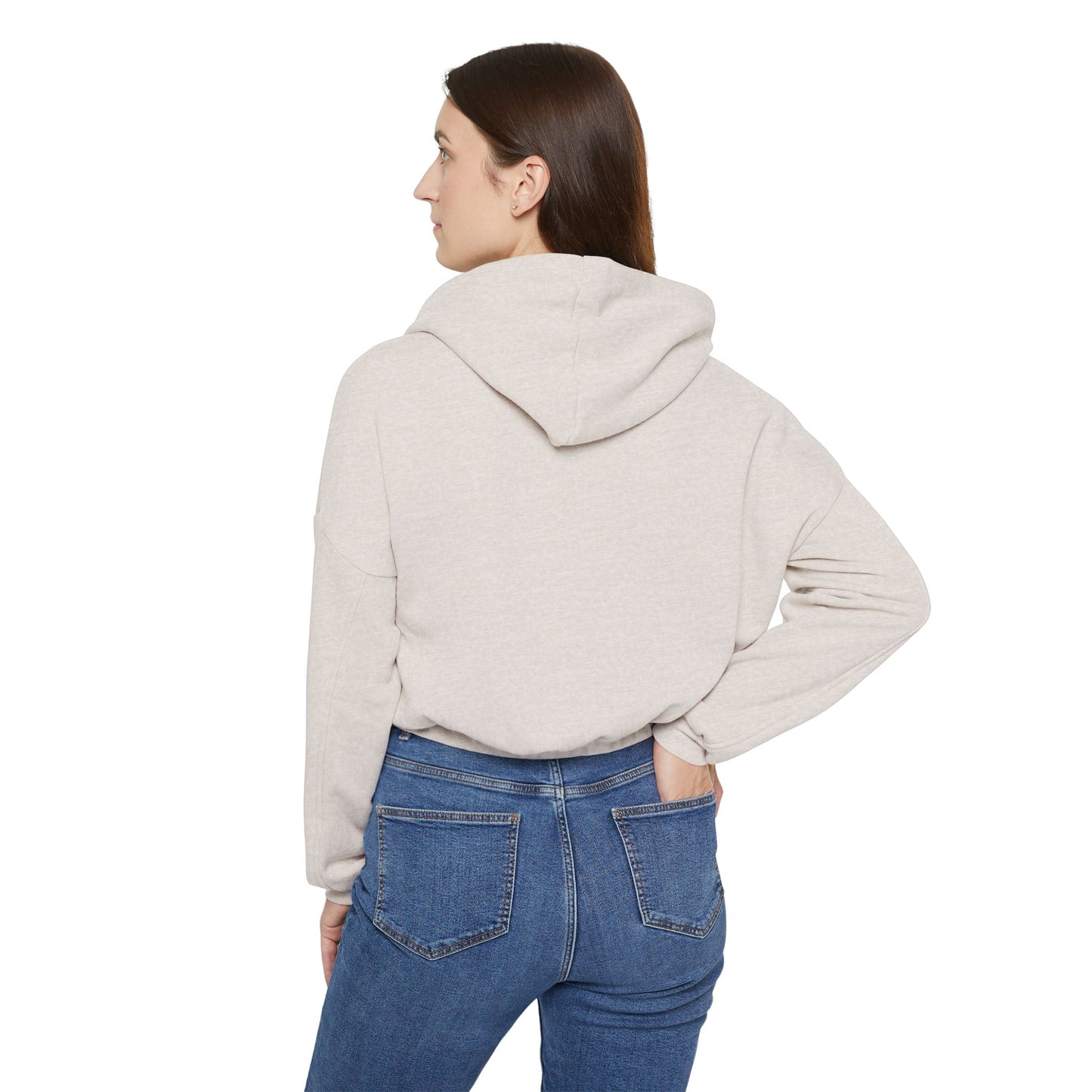 Designer Pink Butterfly II Cinched Hoodie