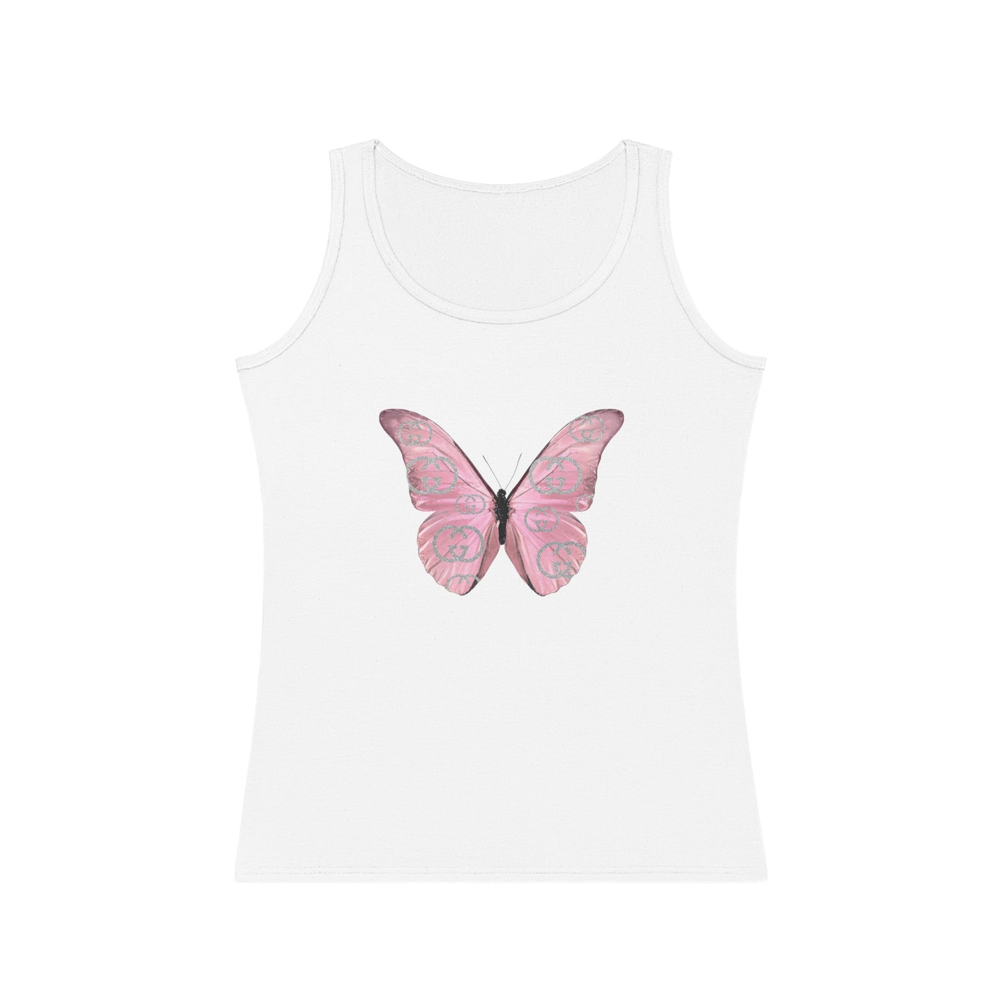 Designer Pink Butterfly I Tank