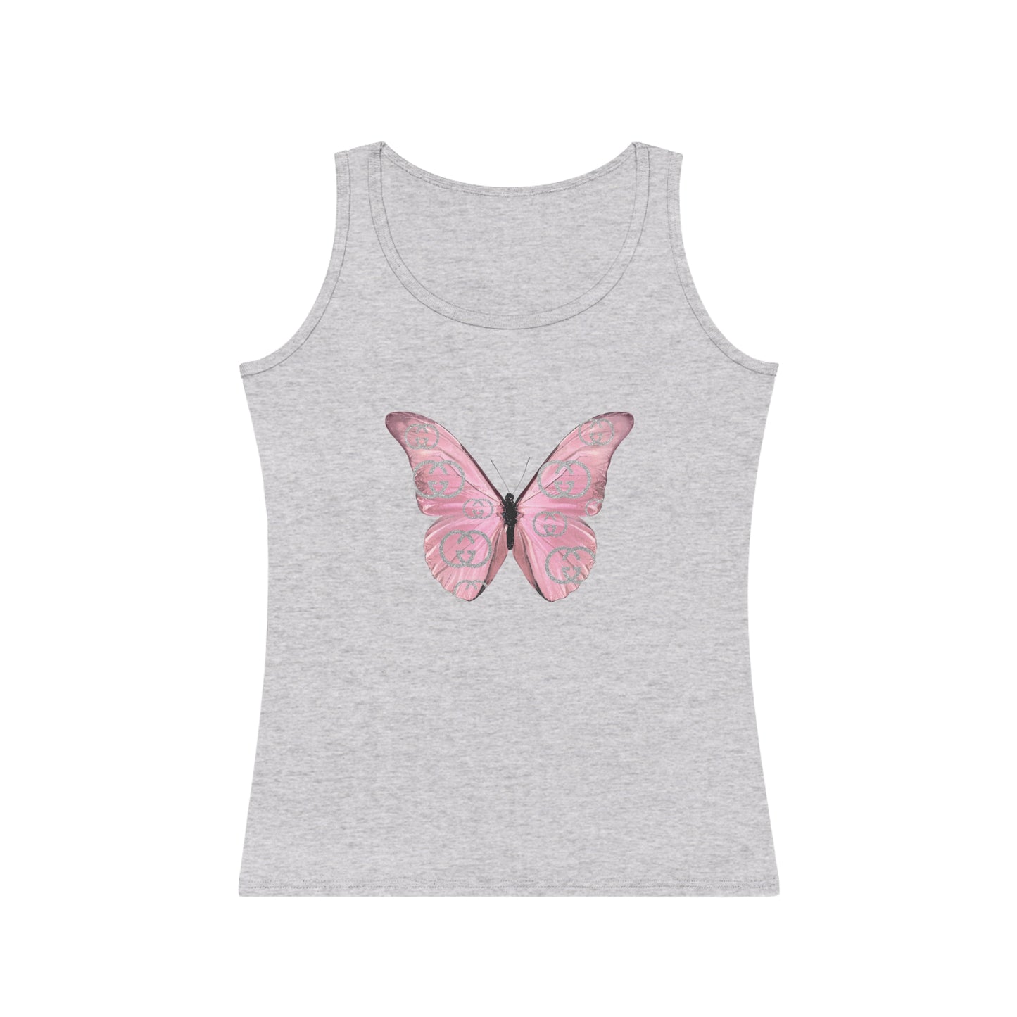 Designer Pink Butterfly I Tank