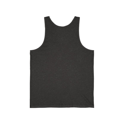 Gray Hand Heart Unisex Jersey Tank