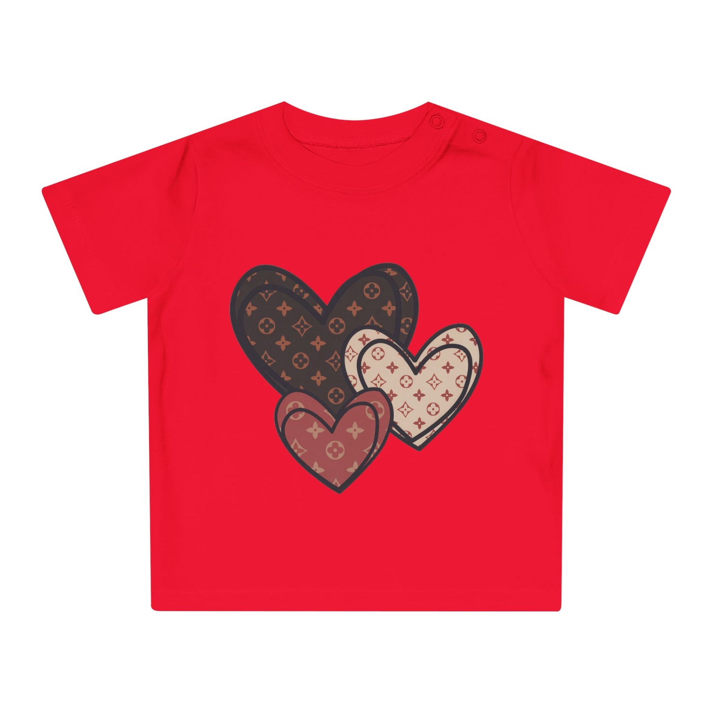 Stylish Hearts Baby T-Shirt