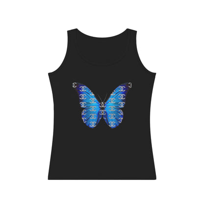 Designer Blue Butterfly Tank