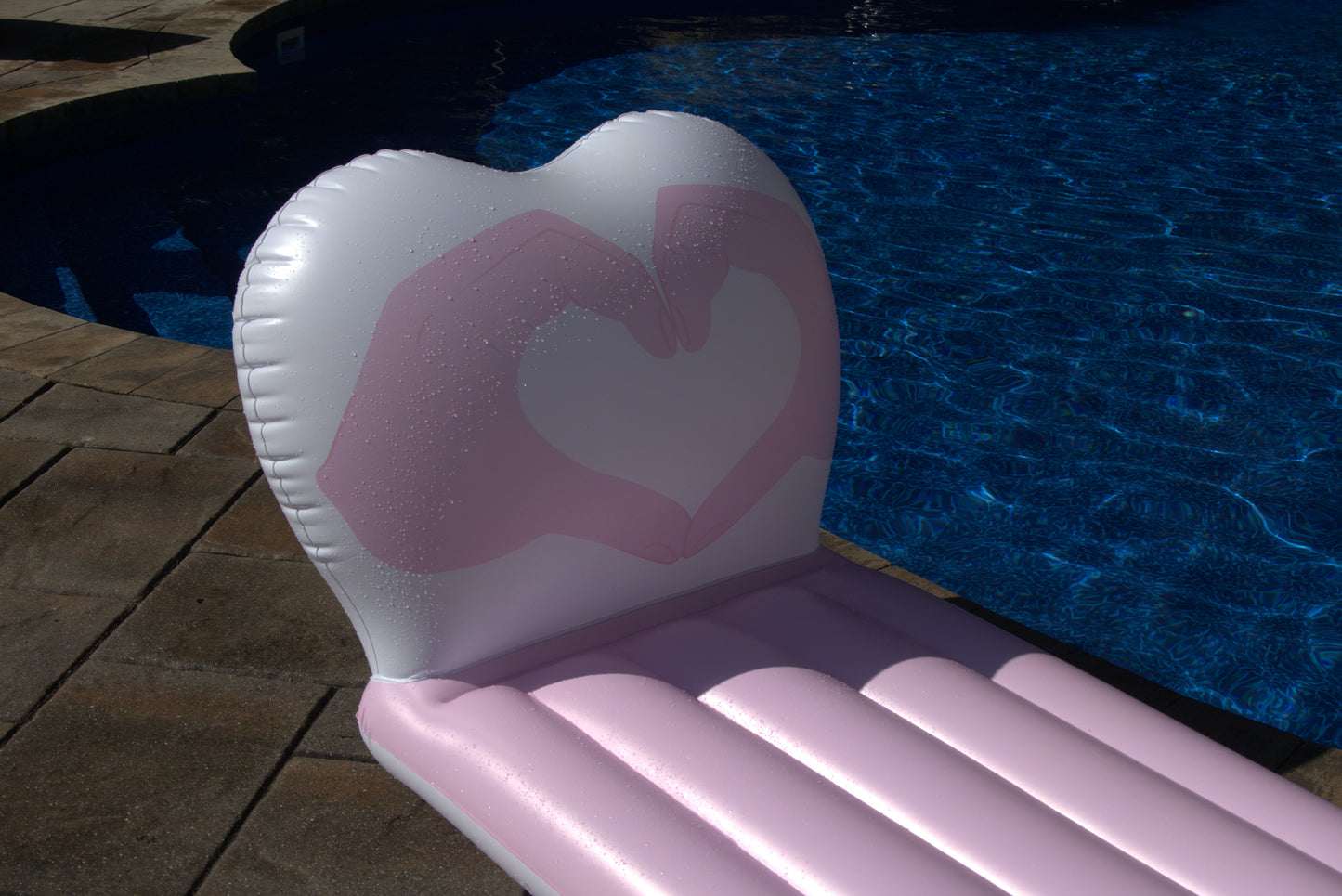 Luxury Hand Heart Pool Float