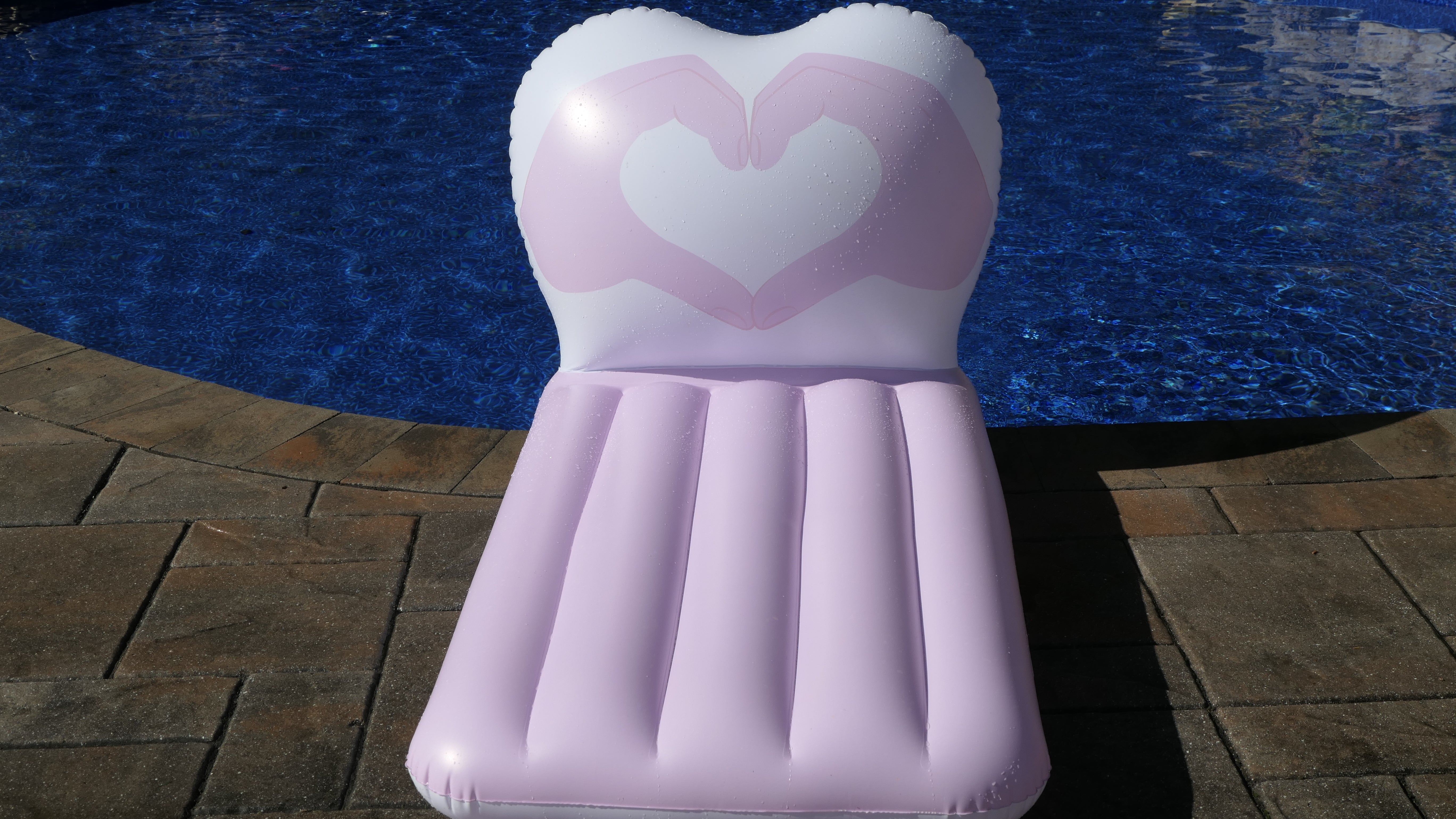 Super Deluxe Luxury Hand Heart Pool Float