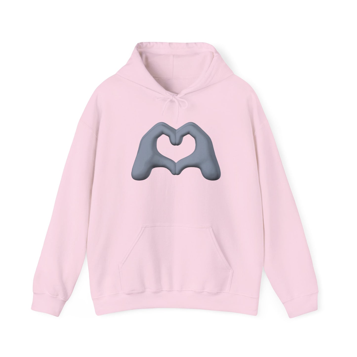 Silver Hand Heart Hoodie - Unisex Sweatshirt