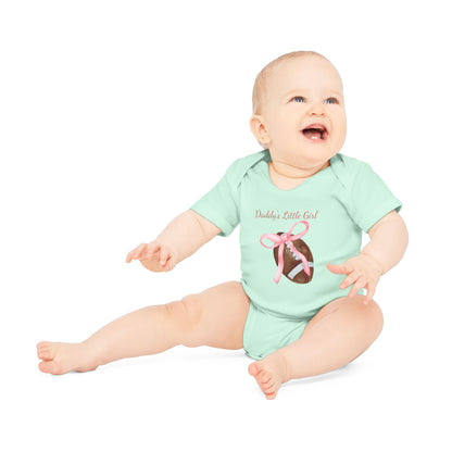 Daddy's Little Girl Football Onesie