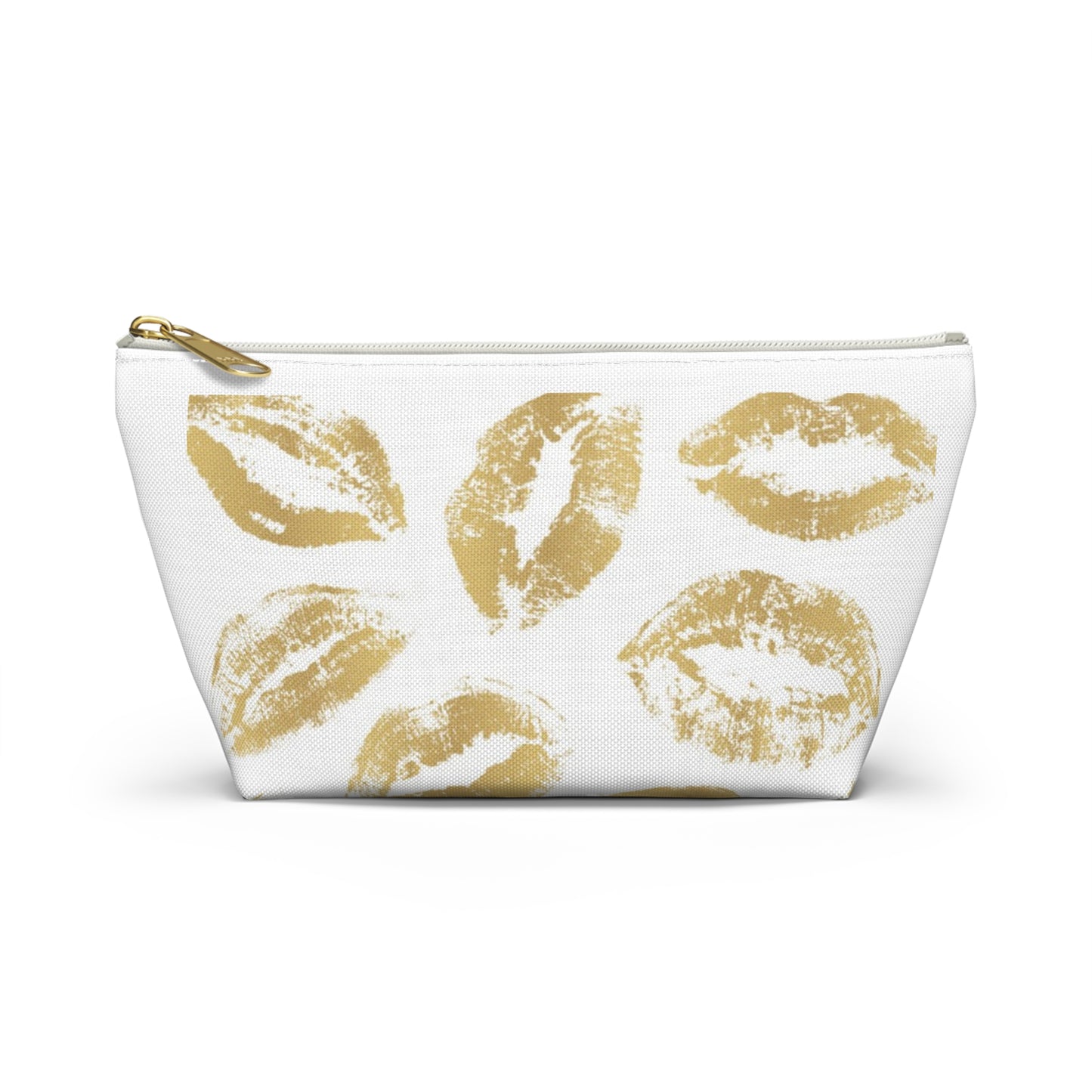 Golden Kisses Cosmetic Bag