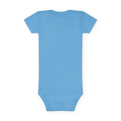 Beary Hand Heart I LOVE MY GRANDMA Baby Onesie