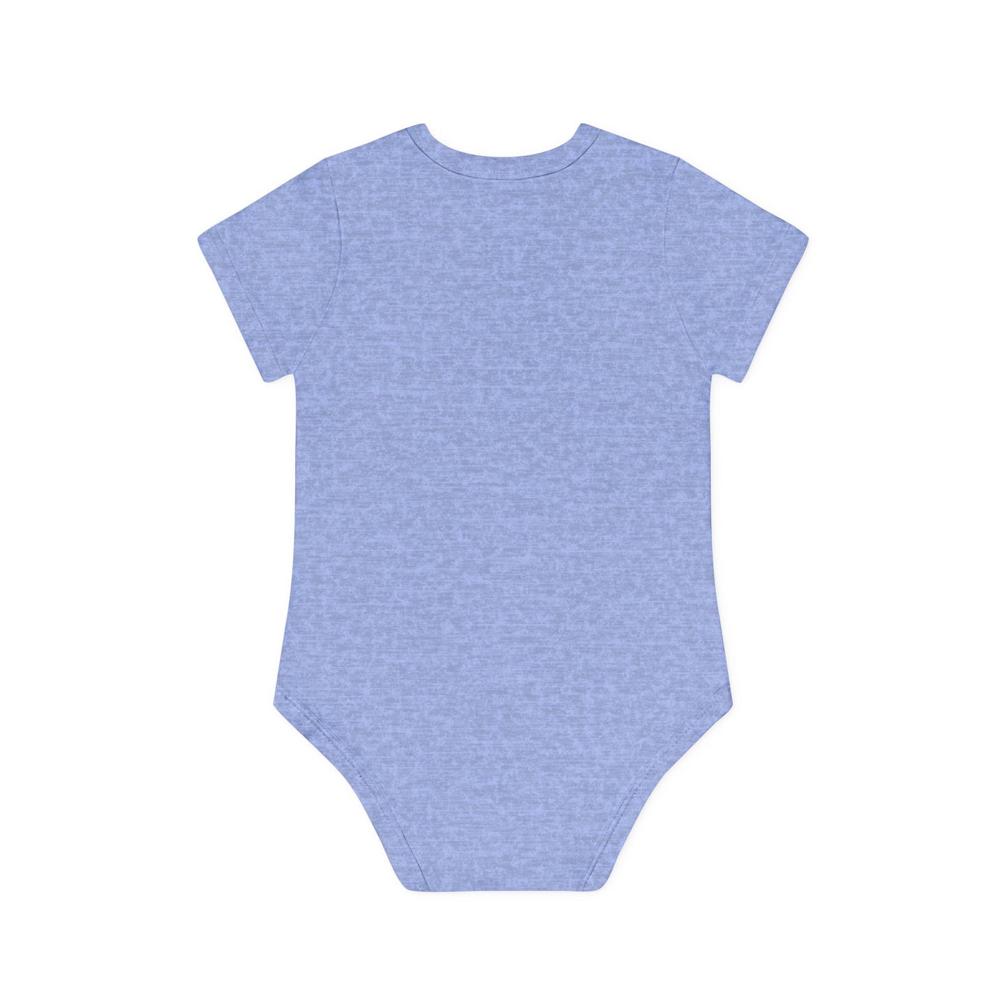 Beary Hand Heart I LOVE DADDY Baby Organic Onesie