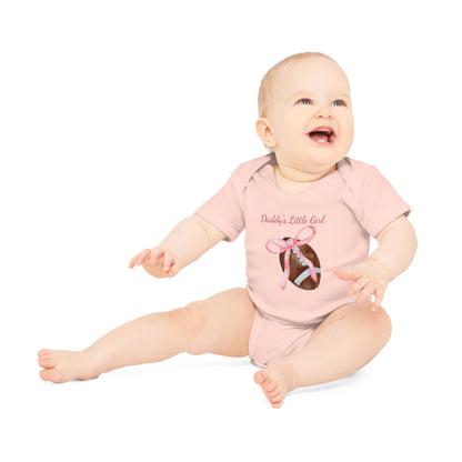 Daddy's Little Girl Football Onesie