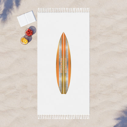 Designer Glam Orange and Gold Boho Beach Cloth