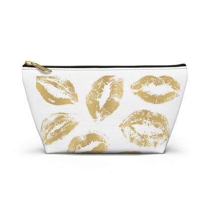 Golden Kisses Cosmetic Bag