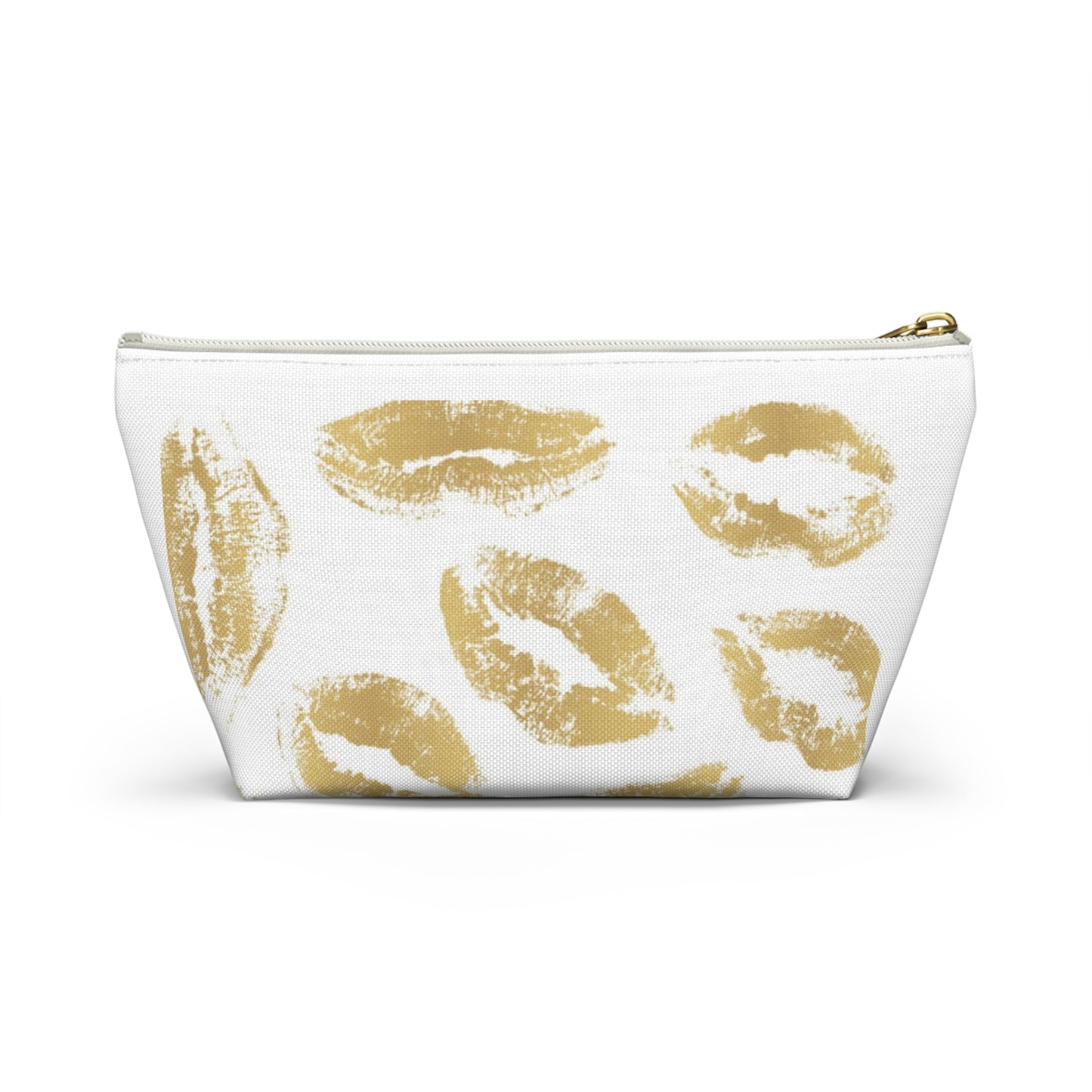 Golden Kisses Cosmetic Bag