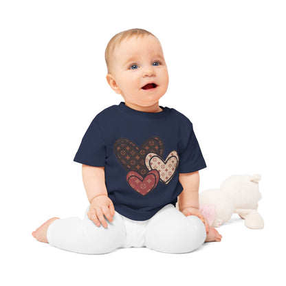 Stylish Hearts Baby T-Shirt