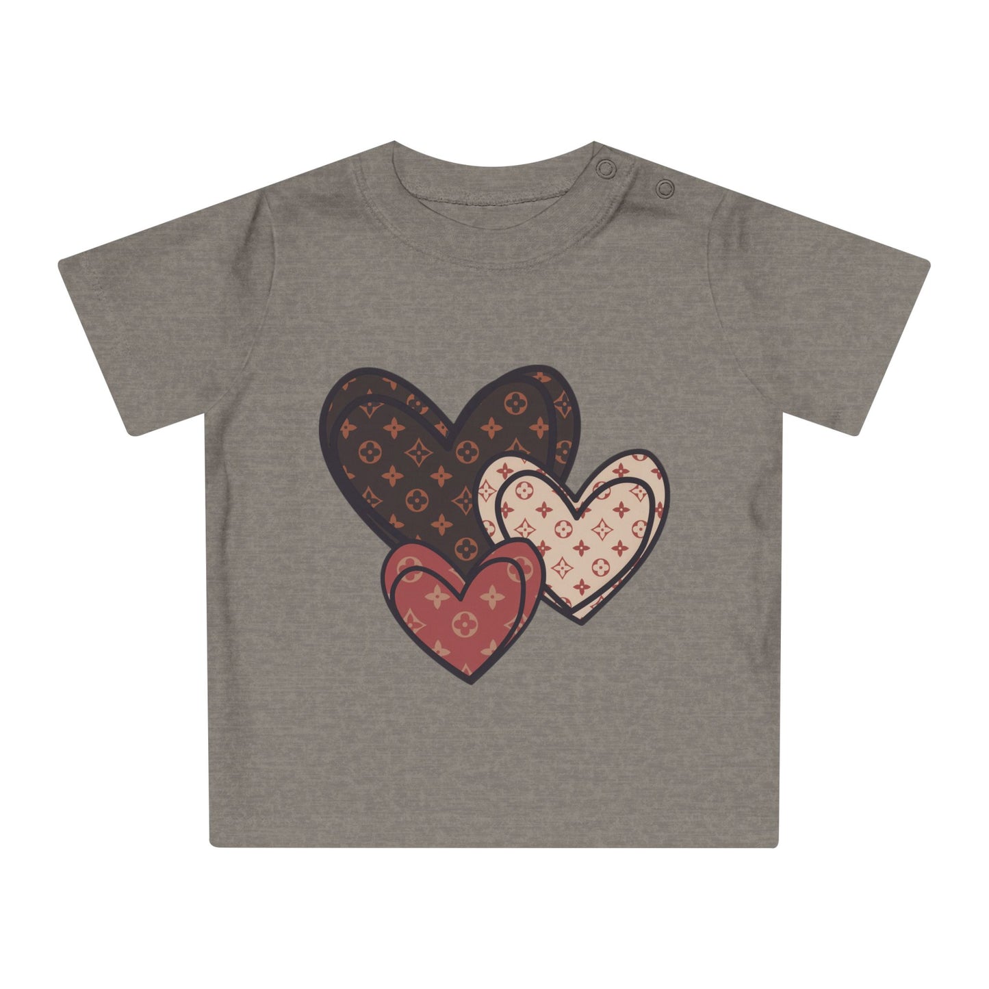 Stylish Hearts Baby T-Shirt