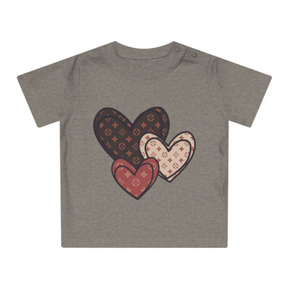 Stylish Hearts Baby T-Shirt