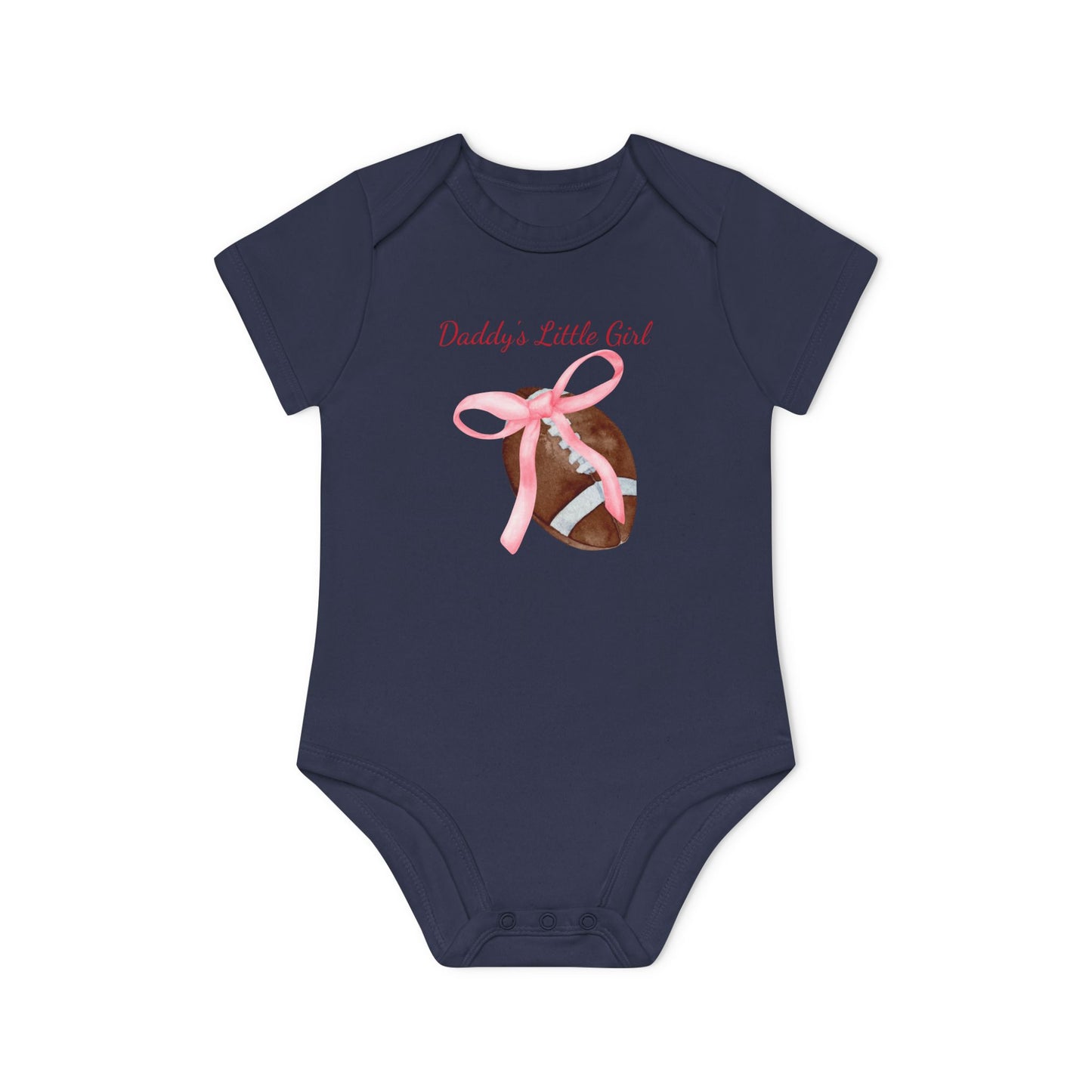 Daddy's Little Girl Football Onesie