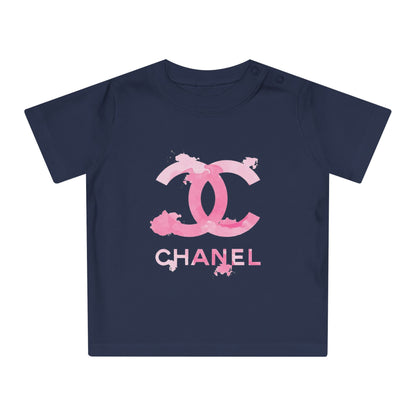 Designer Pink Watercolor Baby T-Shirt