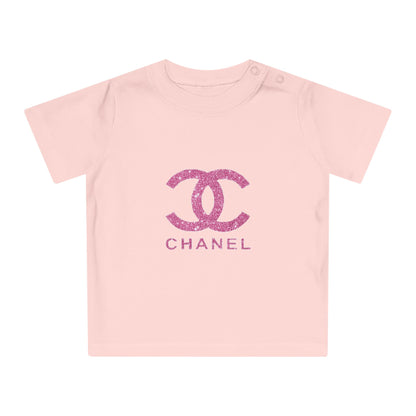 Designer Fashion Signature Pink Baby Tee