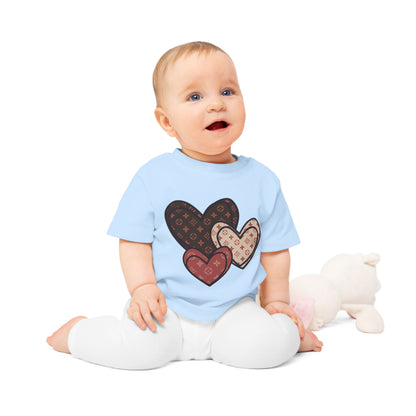 Stylish Hearts Baby T-Shirt