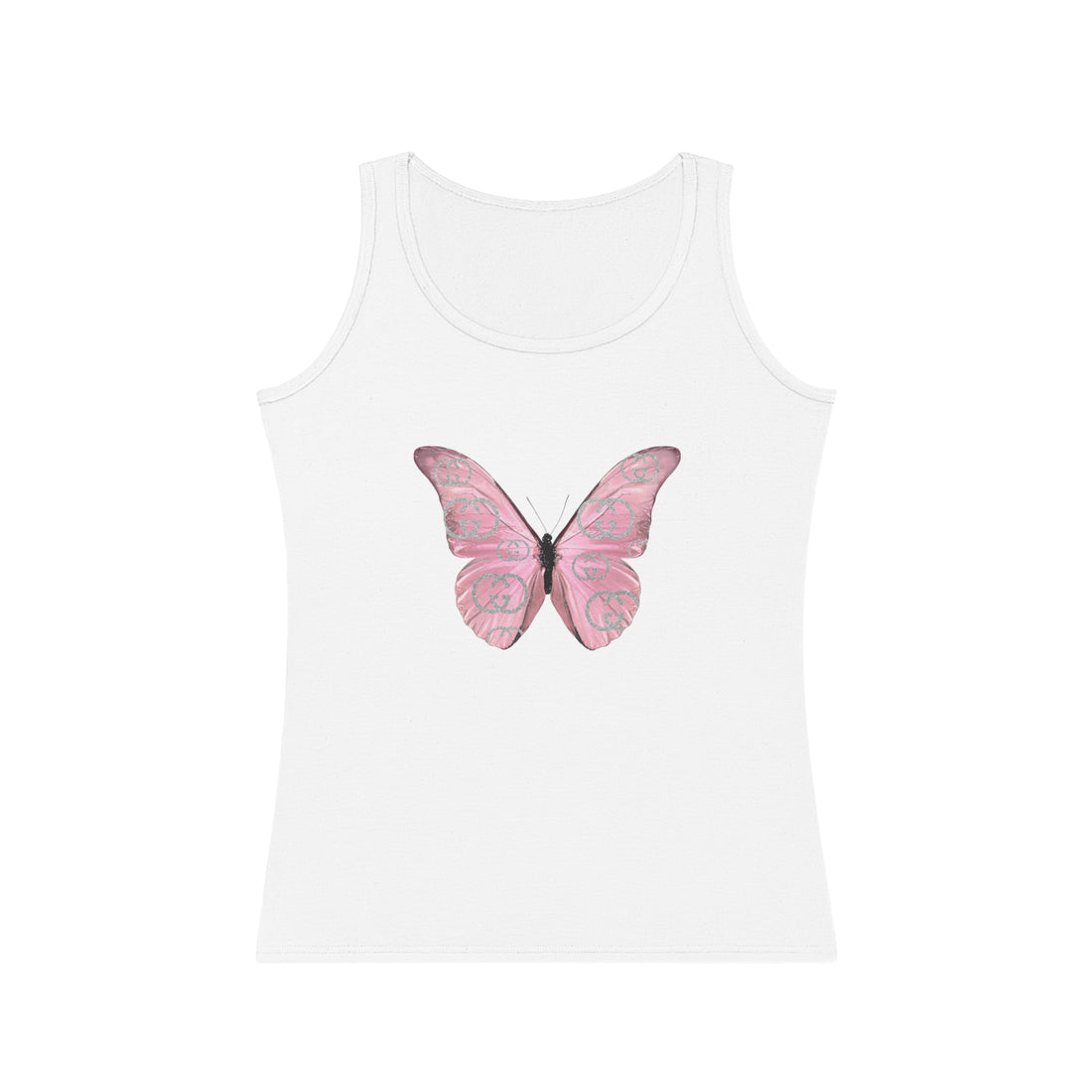 Designer Pink Butterfly I Tank