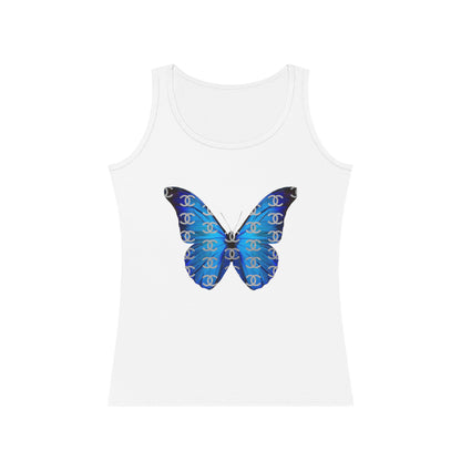 Designer Blue Butterfly Tank