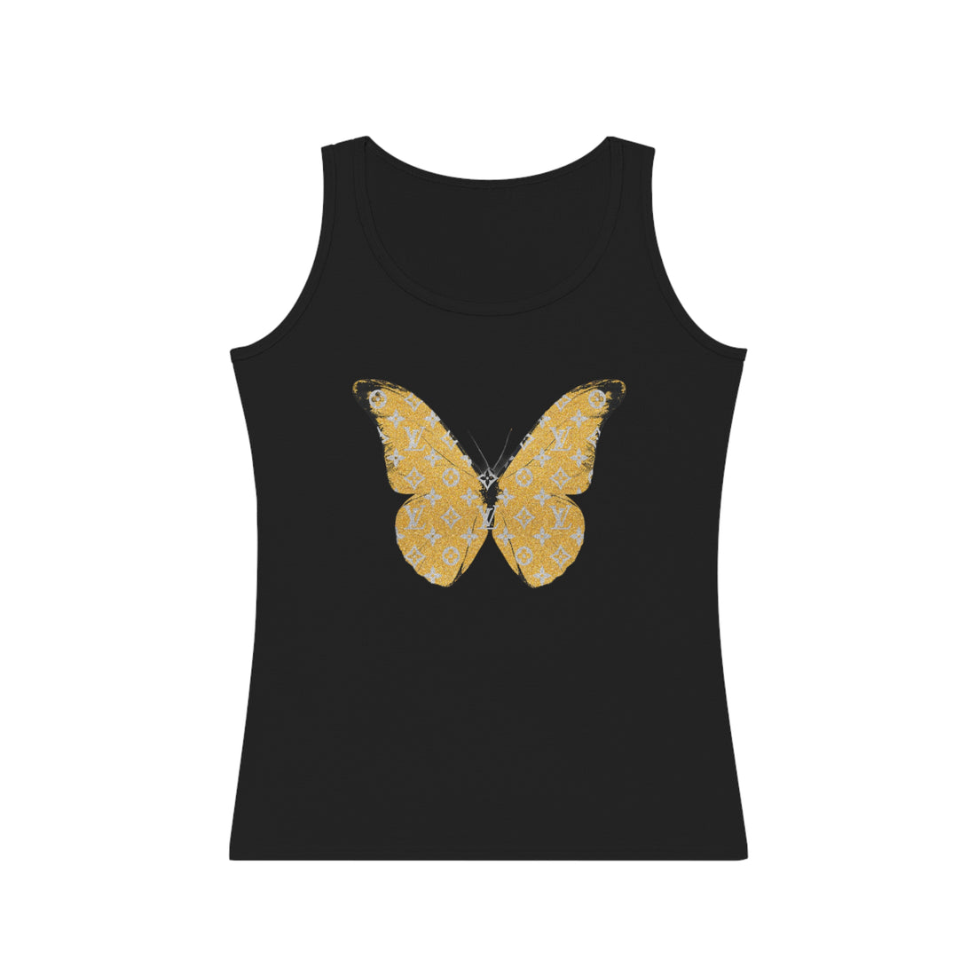 Designer Yellow Butterfly Tank