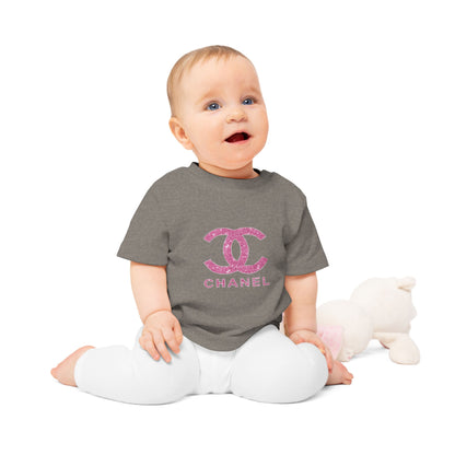 Designer Fashion Signature Pink Baby Tee