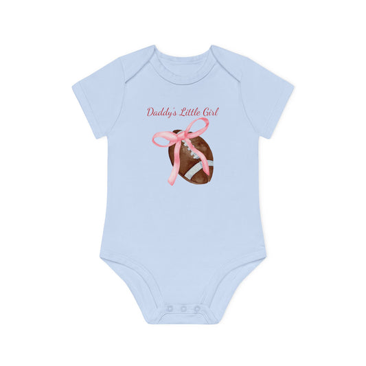 Daddy's Little Girl Football Onesie