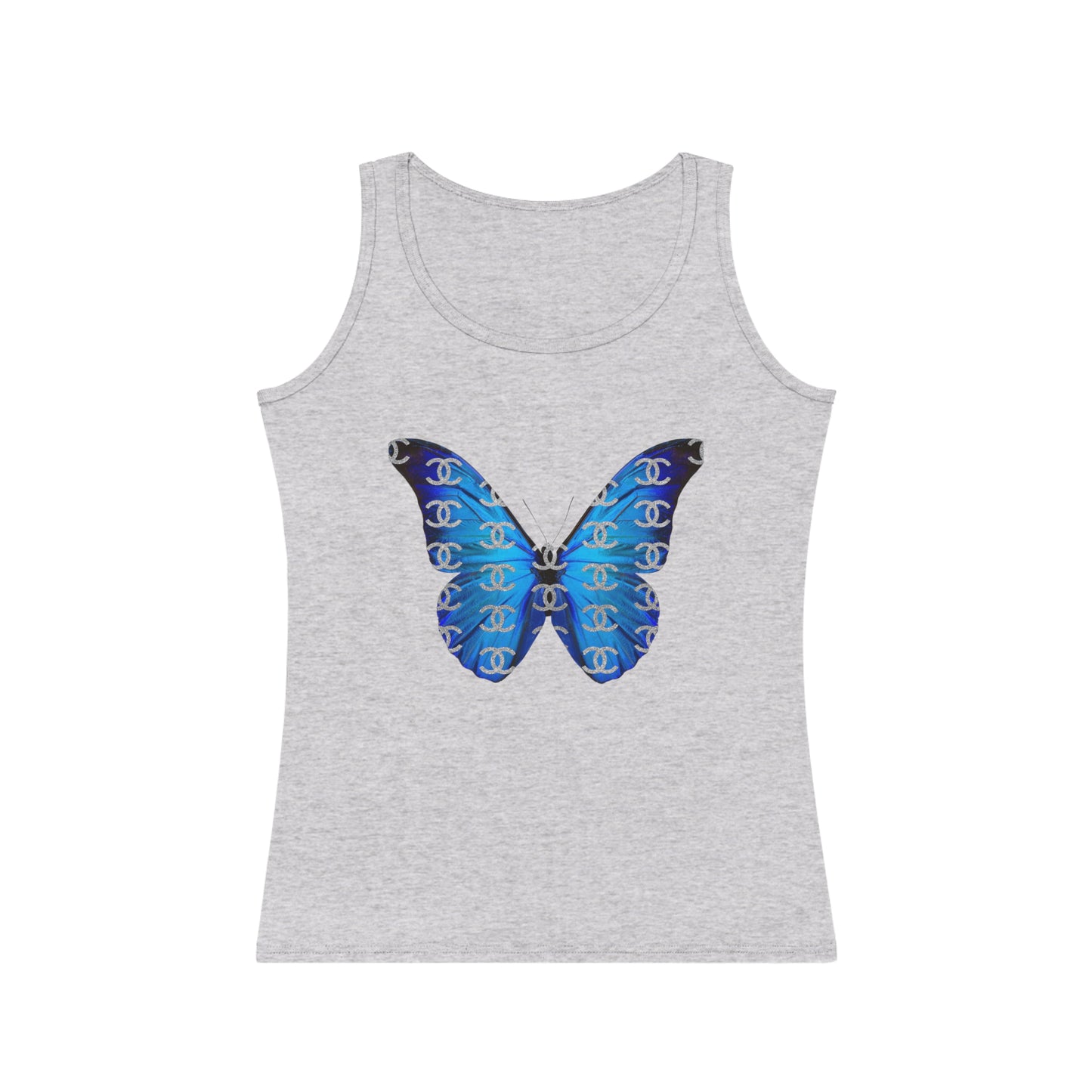 Designer Blue Butterfly Tank