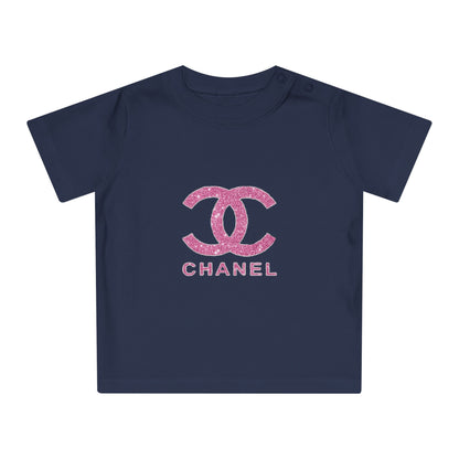 Designer Fashion Signature Pink Baby Tee