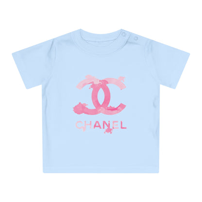 Designer Pink Watercolor Baby T-Shirt