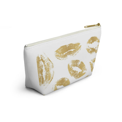 Golden Kisses Cosmetic Bag