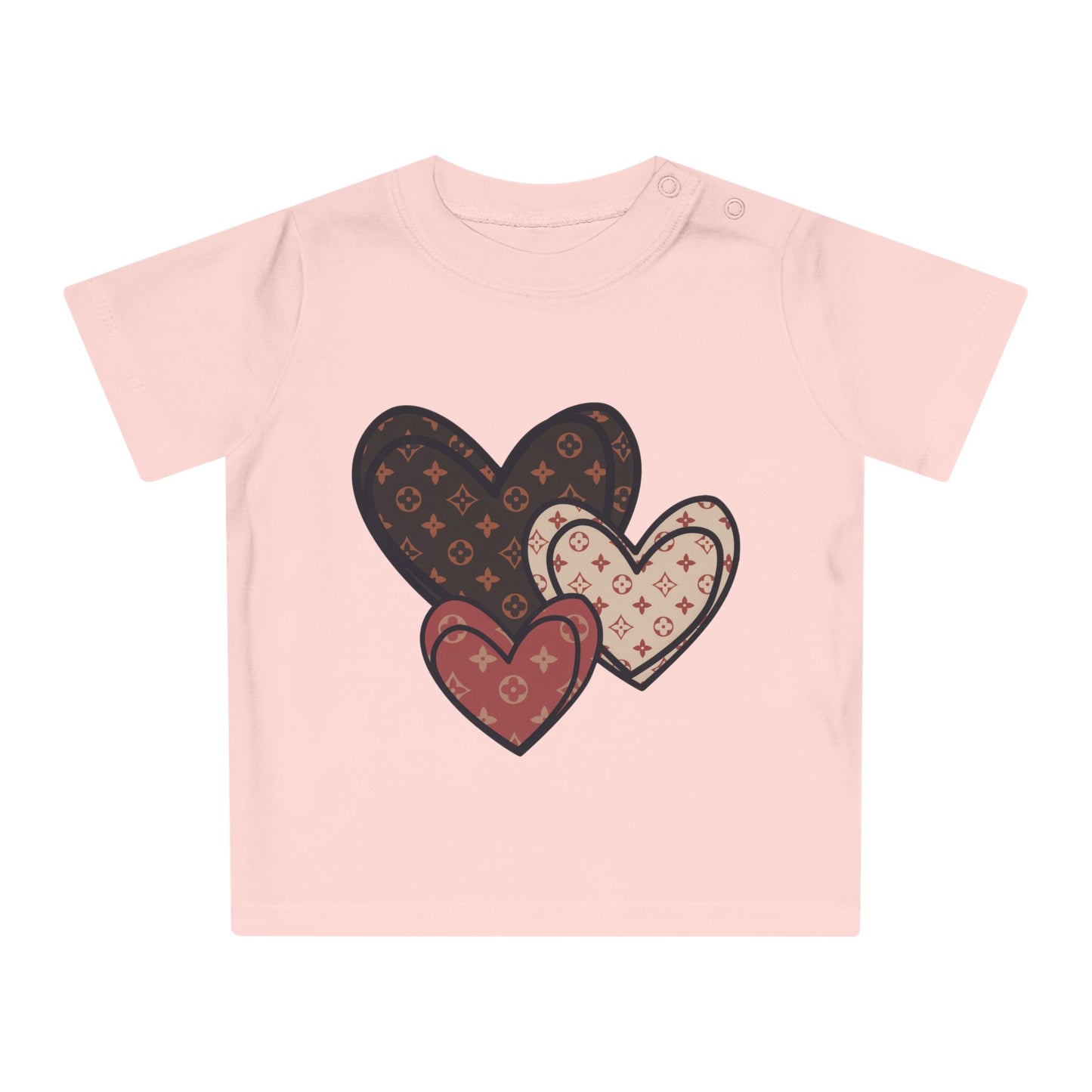 Stylish Hearts Baby T-Shirt