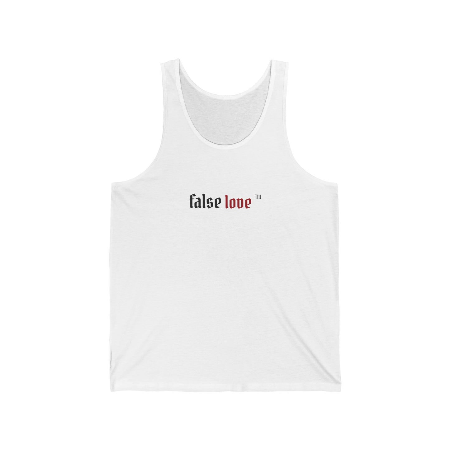 False Love Branded Unisex Jersey Tank