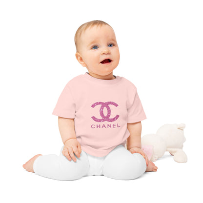 Designer Fashion Signature Pink Baby Tee