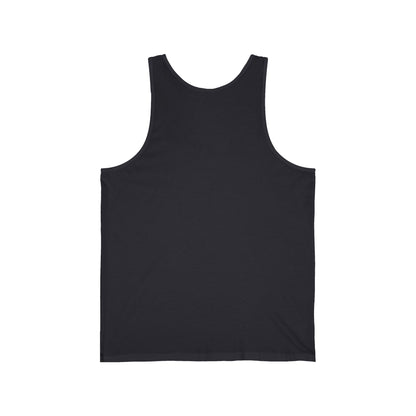 Blue Hand Heart Unisex Jersey Tank