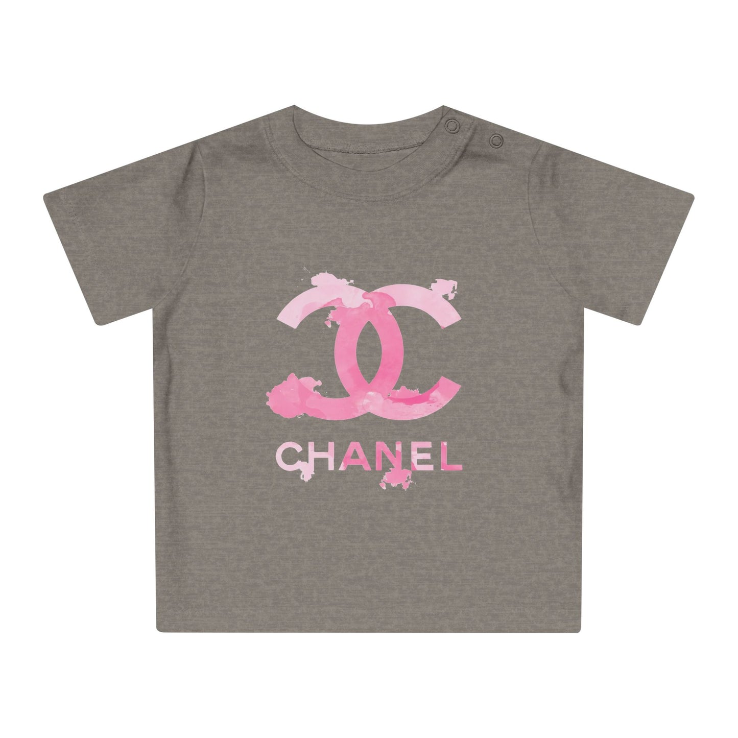 Designer Pink Watercolor Baby T-Shirt