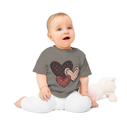 Stylish Hearts Baby T-Shirt