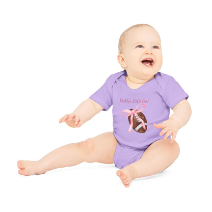 Daddy's Little Girl Football Onesie