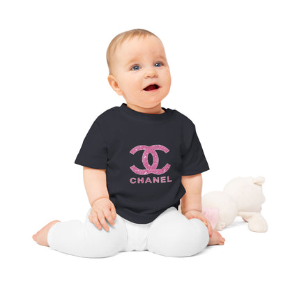 Designer Fashion Signature Pink Baby Tee