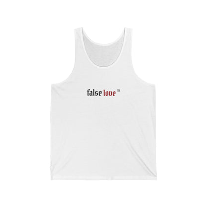 False Love Branded Unisex Jersey Tank