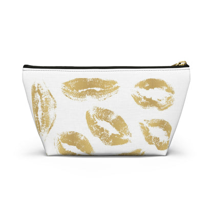 Golden Kisses Cosmetic Bag