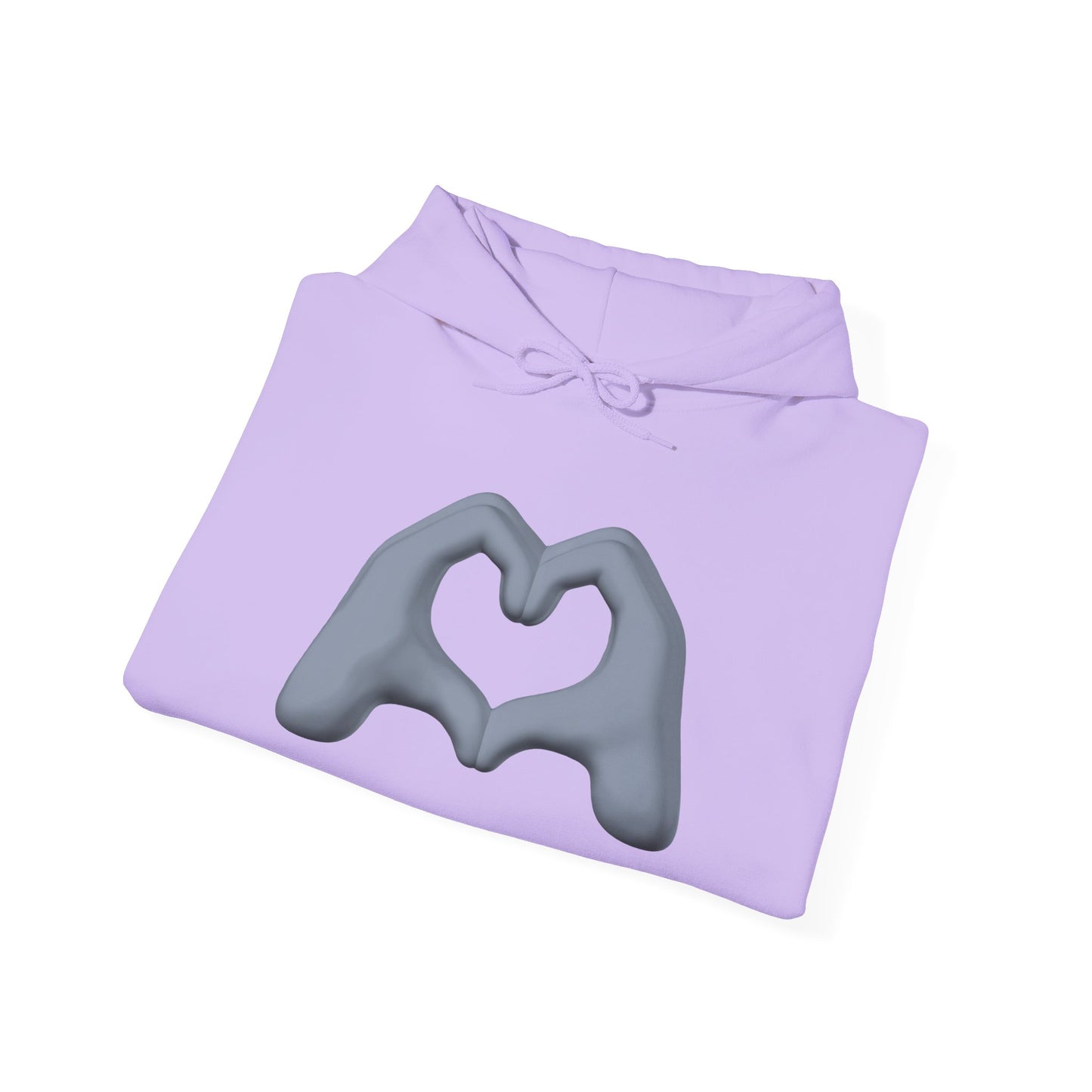 Silver Hand Heart Hoodie - Unisex Sweatshirt