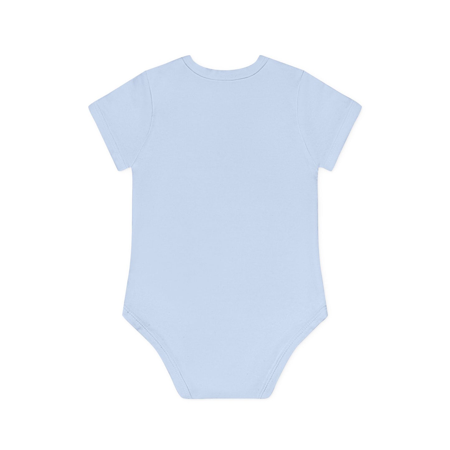 Beary Hand Heart I LOVE DADDY Baby Organic Onesie