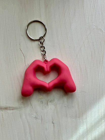 Hand Heart Keychain