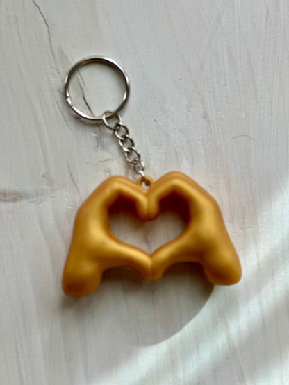 Hand Heart Keychain