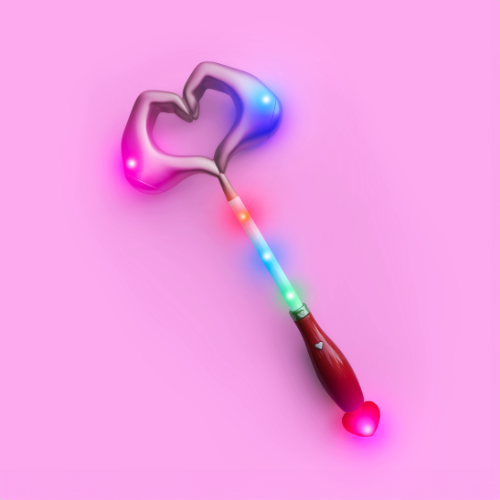 Light Up Hand Heart Wand